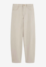 S Max Mara Emily Straight-Leg Pants Beige 2619131081600SMMEMIL_002