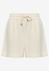 Moncler Logo Patch Mini Shorts Cream K10938H00011 89A1K-034