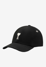 AMI PARIS Embroidered Baseball Cap Black UCP277AW0028_001
