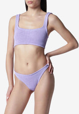 Hunza G Xandra Crinkled Bikini Lilac XANDRANY/S_HUNZA-LI