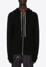 Rick Owens Temple Zipped Hooded Cardigan Black RU01F2614KWVH_09