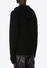 Rick Owens Temple Zipped Hooded Cardigan Black RU01F2614KWVH_09