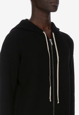 Rick Owens Temple Zipped Hooded Cardigan Black RU01F2614KWVH_09