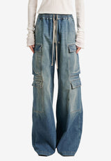 Rick Owens DRKSHDW Temple Double Cargo Jumbo Belas Jeans Blue DS01F4324SDWB_06