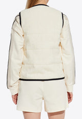 Moncler Smanicato Zip-Up Vest Cream K10938G00039 89AX9-034