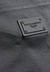Dolce & Gabbana Logo Plaque Bermuda Shorts Gray GP0S5T G7N7G-N0352