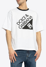 Dolce & Gabbana Printed Logo T-shirt White G8SH6T G7O5W-W0800
