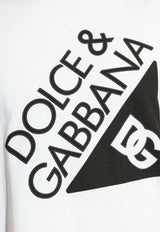 Dolce & Gabbana Printed Logo T-shirt White G8SH6T G7O5W-W0800