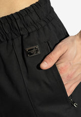 Dolce & Gabbana Logo Plaque Bermuda Shorts Black GP0Y4T FUFNV-N0000