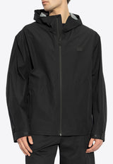 Dolce & Gabbana Logo Plaque Windbreaker Jacket Black G9BG0T HUMUU-N0000