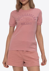 Dolce & Gabbana DG Milano Print T-shirt Pink F8N08Z GDCX2-F2528