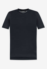 Dolce & Gabbana Embroidered DG Logo T-shirt Navy G8RN8Z FU75F-S8282