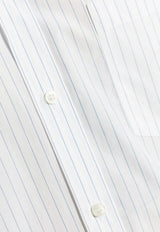 Dolce & Gabbana Striped Casual Shirt White G5MA0T FR5YN-S8051