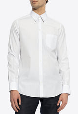 Dolce & Gabbana Striped Casual Shirt White G5MA0T FR5YN-S8051