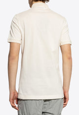 Dolce & Gabbana Logo Crest Polo T-shirt Cream G8SN8Z G7O2I-A4567