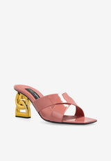 Dolce & Gabbana 35 Patent Leather Mules Pink CR1595 A1471-80405