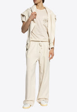 Dolce & Gabbana Drawstring Track Pants Cream GVZ7AZ G7O2J-A4567