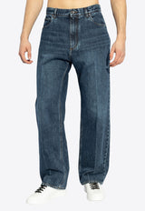 Dolce & Gabbana Straight-Leg Faded Jeans Navy GWVNXZ G8MU3-S9001