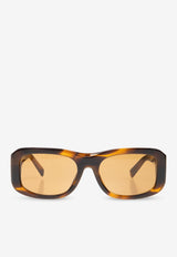 Dolce & Gabbana Rectangular Logo Sunglasses Brown 0DG4503 0-306373