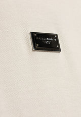 Dolce & Gabbana Logo Plaque T-shirt Cream G8SE3T FU7EN-A4567