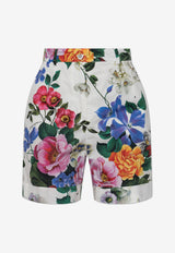 Dolce & Gabbana Floral Print Mini Shorts Multicolor FTC9RT HS5S6-HA5KT