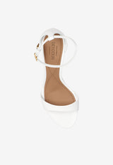 Dolce & Gabbana Keira 75 Polished Leather Sandals White CR1774 A5738-80002
