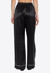 Dolce & Gabbana Silk Wide-Leg Pants Black FTAMPT FU1AU-N0000