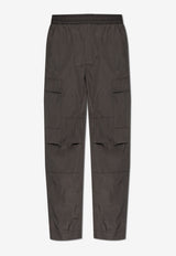 Dolce & Gabbana Logo Plaque Cargo Pants Gray GP0O9T FUS28-N0636