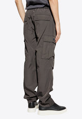 Dolce & Gabbana Logo Plaque Cargo Pants Gray GP0O9T FUS28-N0636