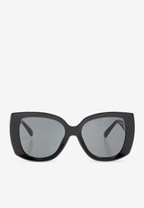 Dolce & Gabbana Butterfly Logo Sunglasses Gray 0DG4495 0-501 87