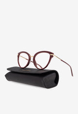 Dolce & Gabbana Cat-Eye Logo Sunglasses Pink 0DG4492 0-3091P5