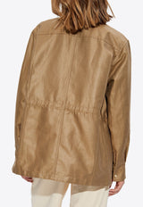 Moncler Agax Field Jacket Brown K10931A00147 598GG-20J