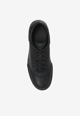 Dolce & Gabbana Portofino Leather Low-Top Sneakers Black A20190 A6A88-8B956