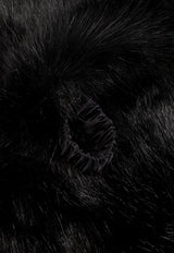 Dolce & Gabbana Faux Fur Hand Muff Black FP572A FUSZ9-N0000