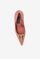 Dolce & Gabbana Lollo 90 Patent Leather Pumps Powder CD1914 A1037-80405