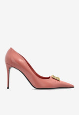 Dolce & Gabbana Lollo 90 Patent Leather Pumps Powder CD1914 A1037-80405