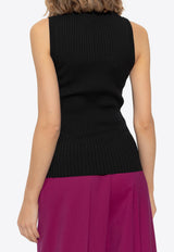 Dolce & Gabbana Turtleneck Knit Top Black FXW36T JCVXG-N0000