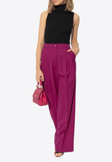 Dolce & Gabbana Wool Tailored Pants Purple FTC3MT FUBFL-F0321