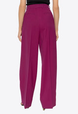 Dolce & Gabbana Wool Tailored Pants Purple FTC3MT FUBFL-F0321