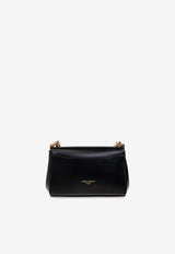 Dolce & Gabbana Marlene Grained Leather Crossbody Bag Black BB7766 A3G19-80999