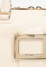 Roger Vivier Belle Vivier Leather Bag Cream RBWAPAH0100TM6 0-C019