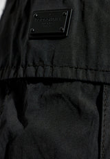 Dolce & Gabbana Logo Plaque Cargo Pants Black GP03LT G8MH8-N0000