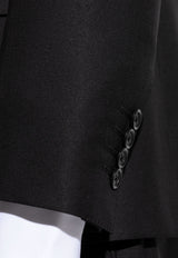 Dolce & Gabbana Single-Breasted Wool-Blend Suit Black GK0RMT GG059-N0000