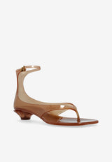 Chloé 35 Jelly Sandals Brown CHC25U09V RQ-260
