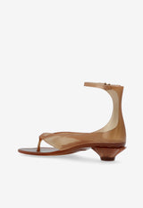 Chloé 35 Jelly Sandals Brown CHC25U09V RQ-260
