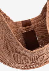 Chloé Summer Banana Woven Basket Bag Beige CH25US902 P08-24M