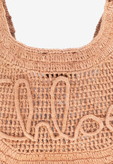 Chloé Summer Banana Woven Basket Bag Beige CH25US902 P08-24M