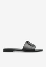 Moncler Mon Logo Rubber Slides Black K109B4C00040 M4095-999