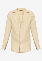 Dolce & Gabbana Classic Linen Shirt Beige G5MX5T FU4MC-M0722
