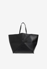 Loewe XXL Puzzle Fold Tote Bag Black B510PFMX01 0-BLACK